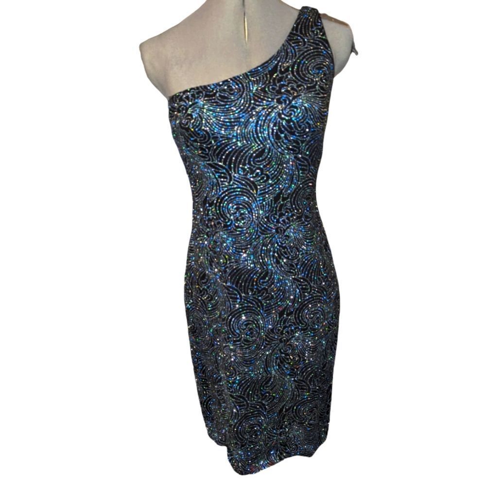 women's vintage sequin sparkly rad Jump apparel‎ dress